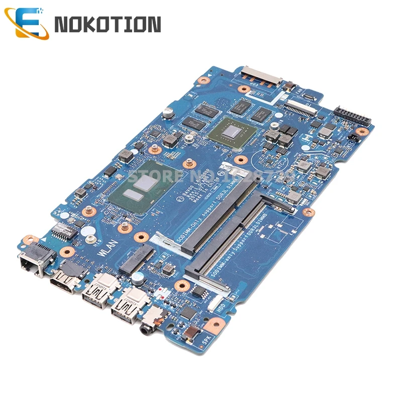 NOKOTION ноутбук материнская плата для Dell inspiron 5557 5457 материнская плата BAV00 LA-D051P CN-0X9C75 0X9C75 X9C75 i5-6200U Процессор 930 м gpu