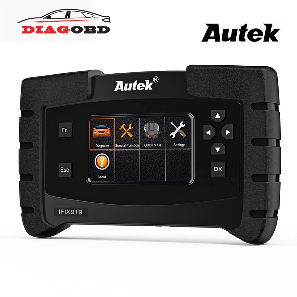 OBD2 полная система Autek IFIX919 OBD2 автомобильный сканер ABS кровотечение EPB сброс масла OBDII диагностический инструмент обновление