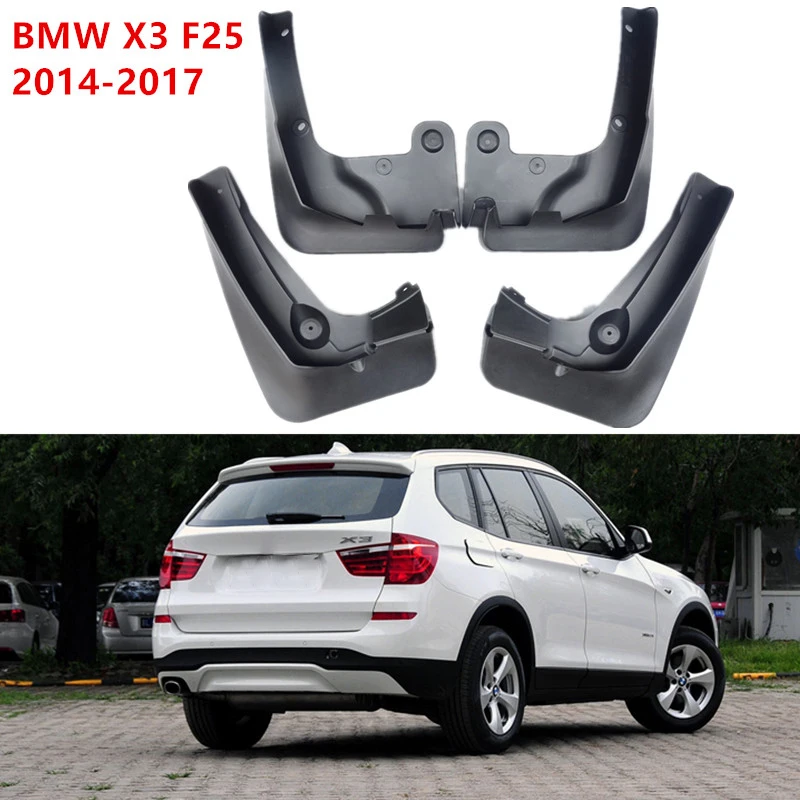 

Mud Flaps Front&Rear Mudguards Splash Guards Car Fenders For BMW X3 2014-2017 F25