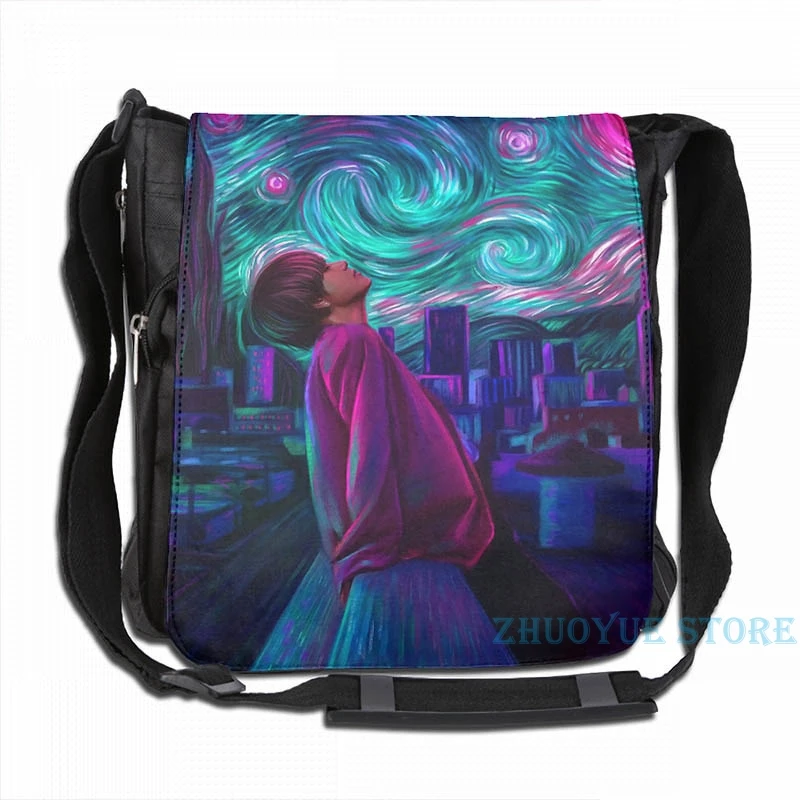 Funny Graphic print Kim Taehyung Starry Night USB Charge Backpack men  School bags Women bag Travel laptop bag - AliExpress