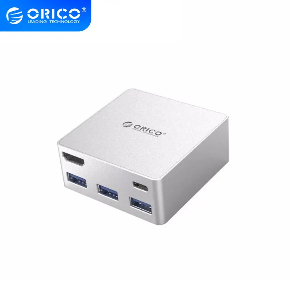 Алюминиевая док станция для ноутбука ORICO USB 3 0 хаб|Док-станции ноутбуков| |