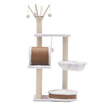 

Cat Climbing Frame Four Seasons General Sisal Cane Scratching Column Toy Supplies Jumping Platform