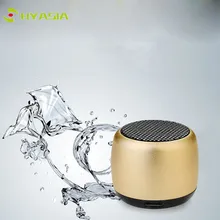 HYASIA TWS Мини Bluetooth динамик портативный водонепроницаемый стерео беспроводные наружные громкоговорители металлический поддержка громкой связи Mp3 музыкальный плеер
