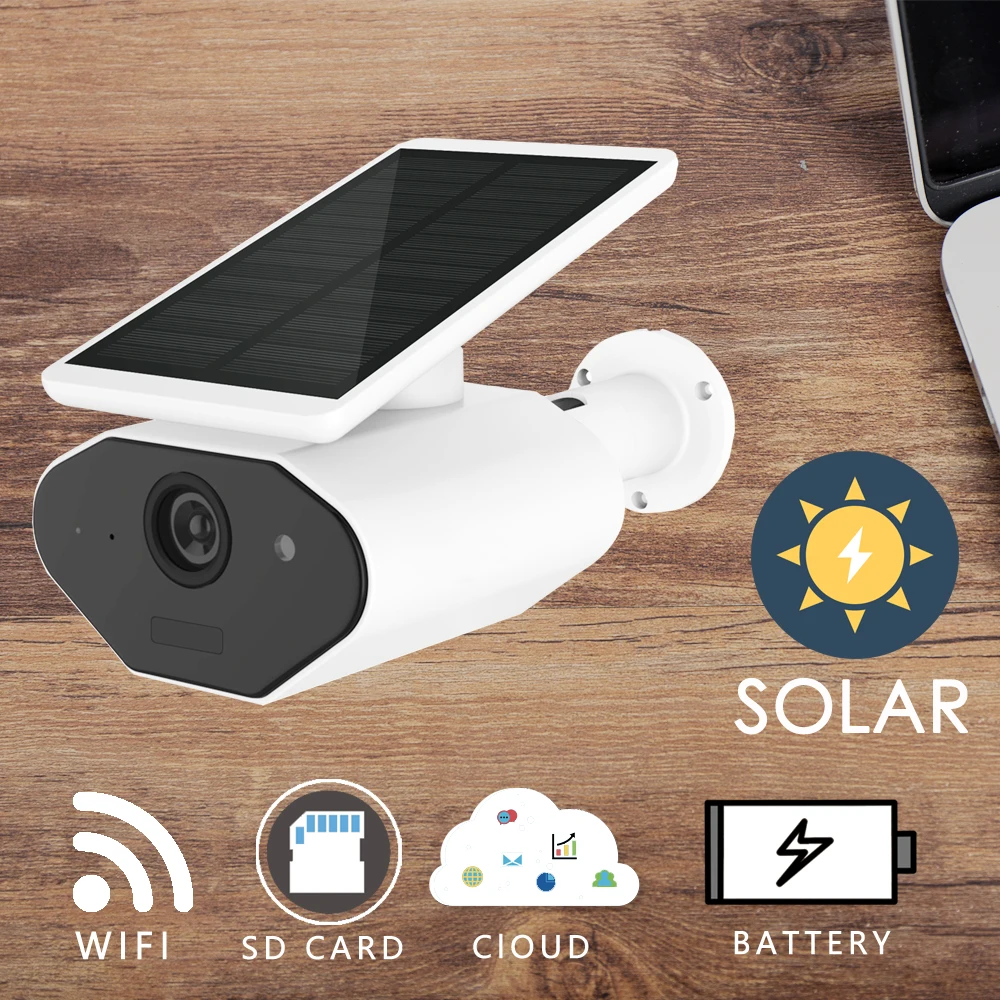 CTVMAN Wifi камера наружная солнечная 1080 P батарея IP беспроводная PIR ночное видение CCTV