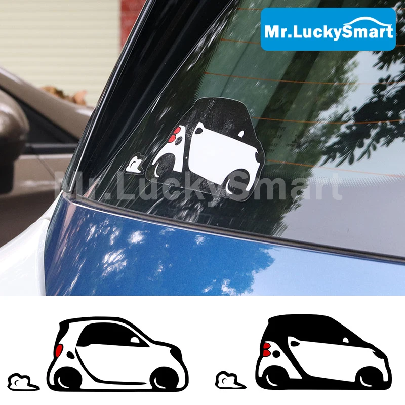 Car Personalized Decoration Stickers Body Random Stickers For Smart 450 ...