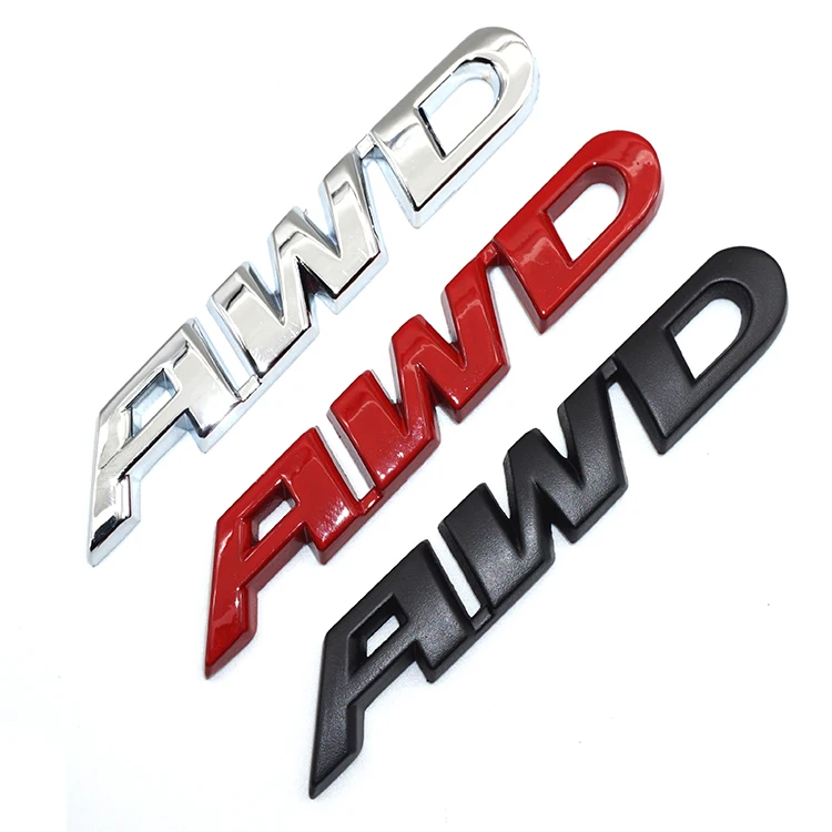 3D Стайлинг автомобиля хромированная металлическая наклейка AWD для Chevrolet Lova Sail Aveo
