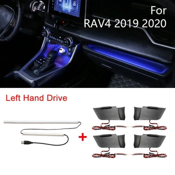 

for Toyota RAV4 2019 2020 Center Console Atmosphere Lamp Door Inner Handle Atmosphere Light Door Bowl Handle Frame Light