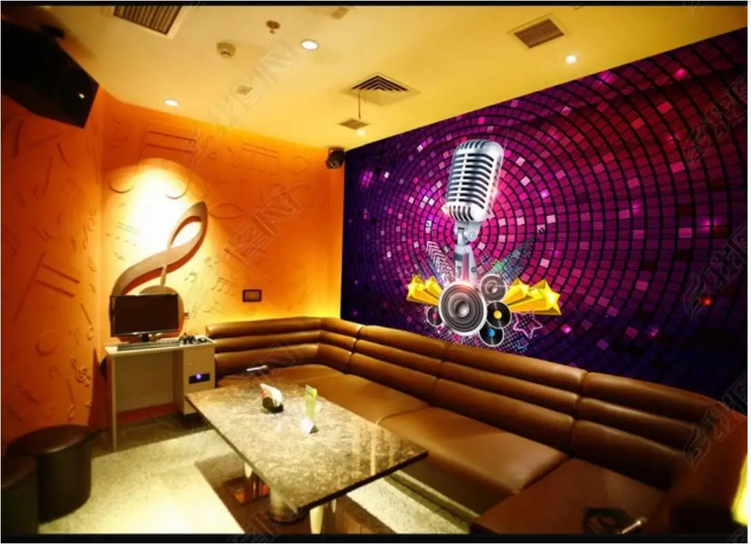 

Custom photo wallpaper for walls 3 d murals Modern Fashion gorgeous dream bar KTV background wall decoration painting