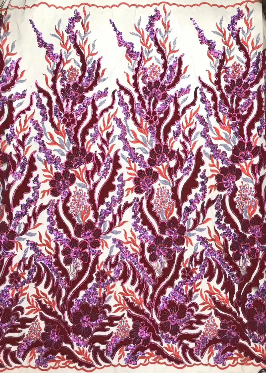 Новый дизайн 2020 бархатная кружевная ткань роскошная лазерная вышивка с