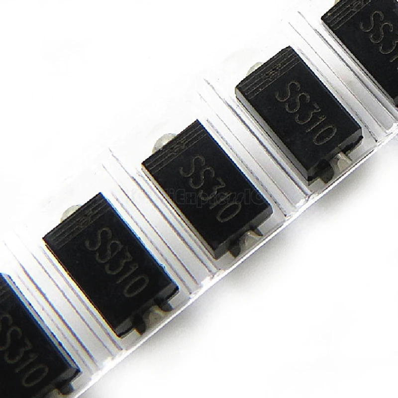 100 шт./лот SS310 SR3100 SMD SR310 Schottky барьер Выпрямитель Диод 3A в DO 214AC SMA наличии|Диоды| |