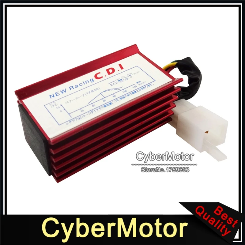 Гоночный 5 Pin AC CDI Коробка A7TC свечи зажигания для 50cc 70cc 90cc 110cc 125cc Loncin Taotao Roketa Sunl китайский Kazuma ATV Quad