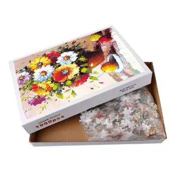 

Chrysanthemum Paper Puzzle 1000 Pieces,Puzzles for Adults & Kid's Challenge Jigsaw Puzzle Landscape,Educational Landscape Puzzle