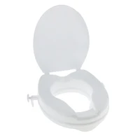 Handicapped Elderly Senior 2" Toilet Seat Riser Raised Safety Chair Lifter 2