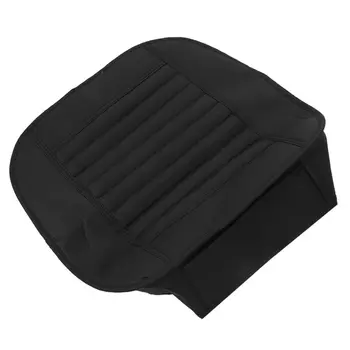 

PU Leather Car Seat Cover Pad Cover for Auto Seat Cushion Protection Pad Mat black
