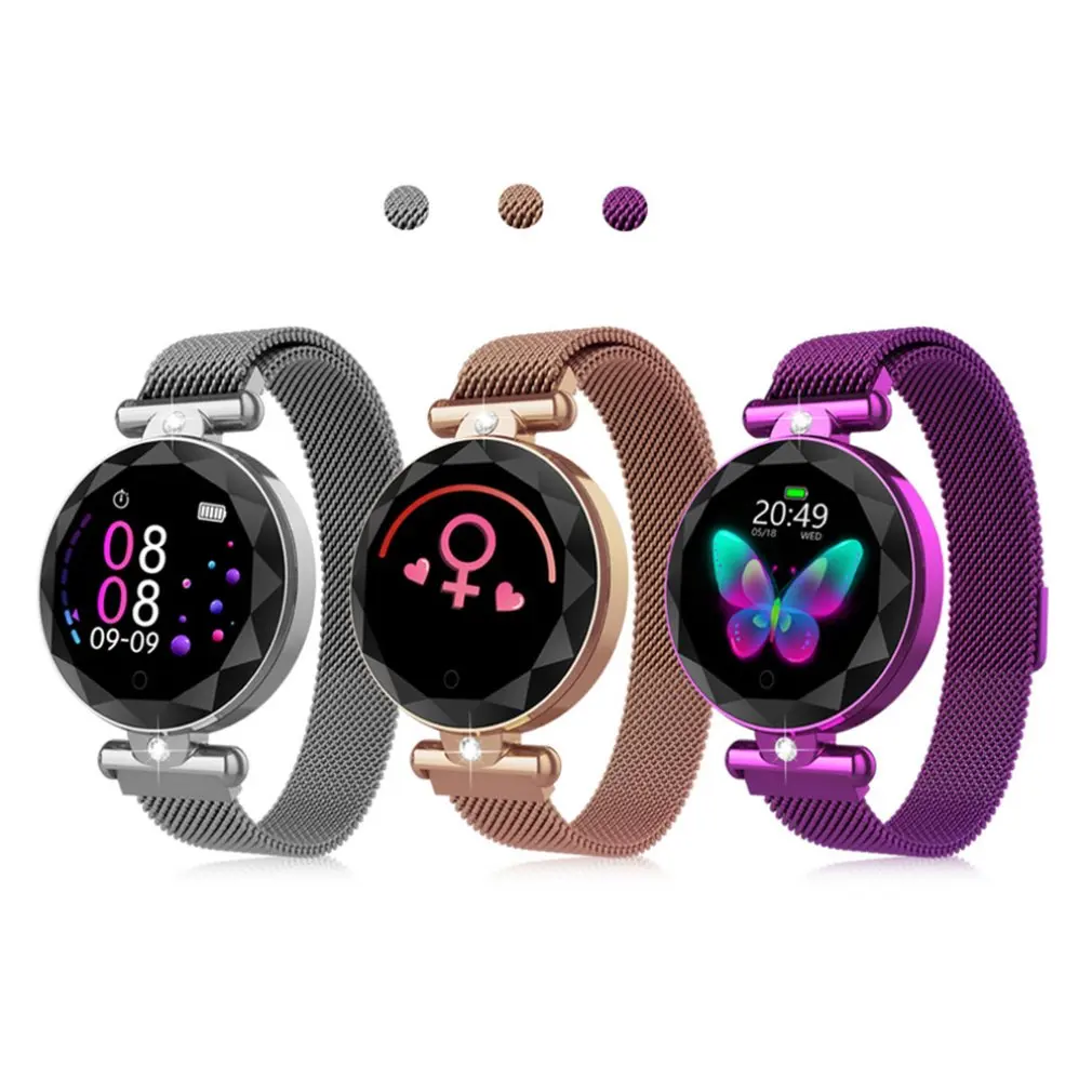 S886 Fashion Women Smart Watch Blood Pressure Watch Smart Bracelet Fitness Band Tracker Watch Health Wristband Sleep