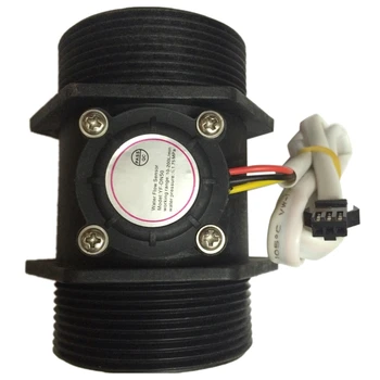 

New DN50 Plastic Hall Turbine Water Flow Meter Sensor 2 Inch Flow Sensor 5-250L/Min
