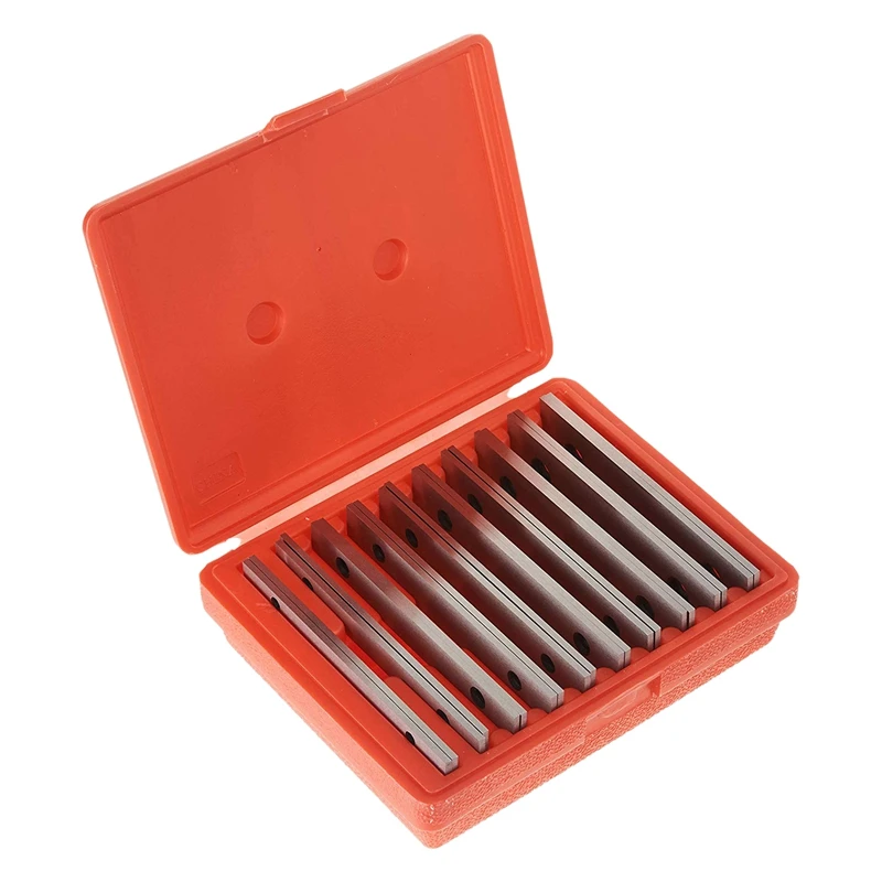 Machinist'S Thin Parallel Bar Set- 10 Pair 1/8inch X 6inch Flat Vise Horn