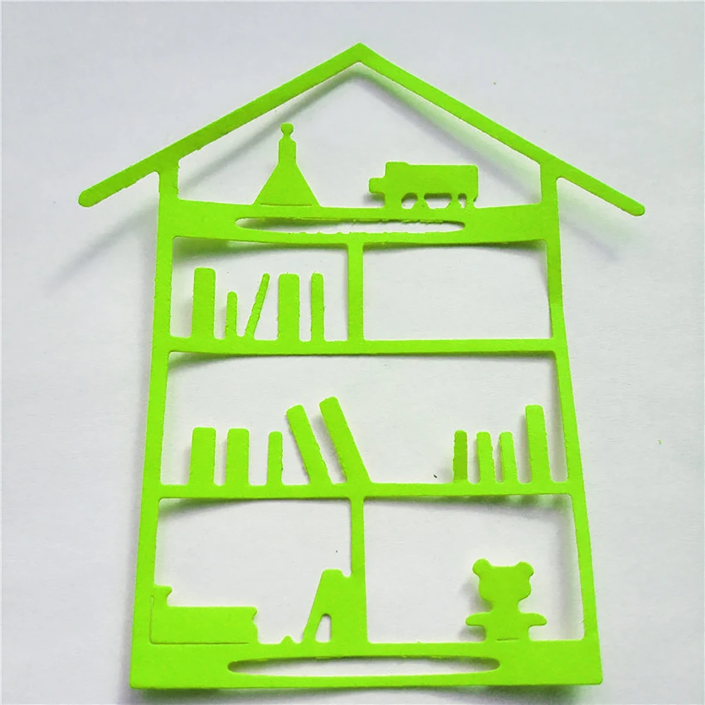Lychee Life DIY Bookrack Вырубные штампы металлический шаблон-штамп для трафареты для скрапбукинга ручной работы Альбом украшение для открыток