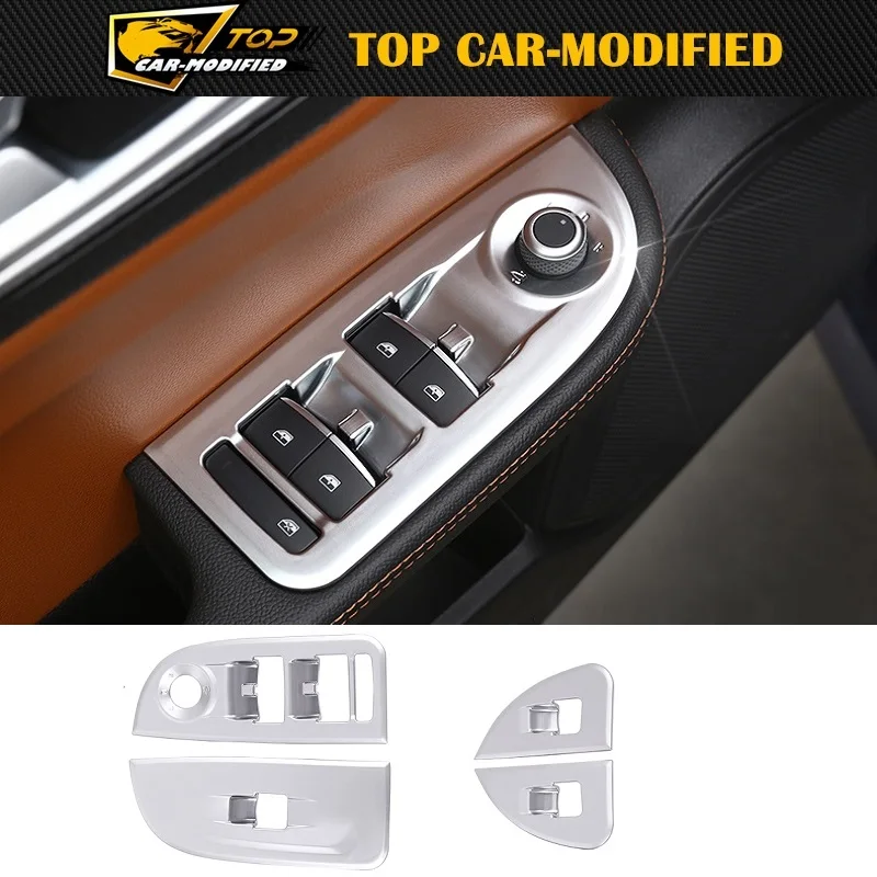 

Бесплатная доставка, Автомобильный Замок для двери, магнитная хромированная кнопка для окна автомобиля ABS, Модифицированная Накладка для Alfa Romeo Giulia