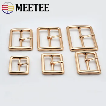 

Meetee 5pcs 20-50mm Metal Pin Buckles Bag Strap Webbing Adjust Hook Decoration Clasp DIY Belt Buckle Garment Accessories YK414
