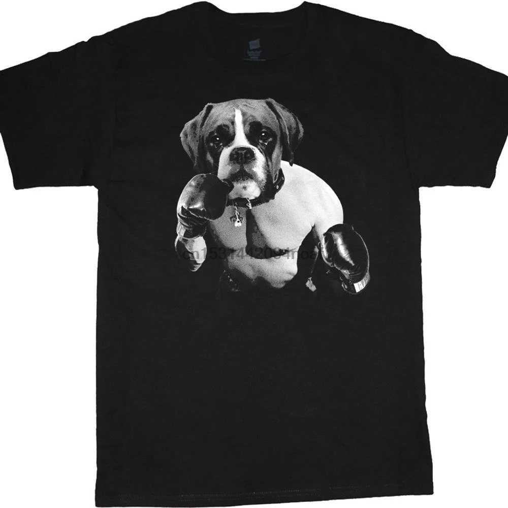 Футболка для больших и высоких мужчин боксерская футболка собак подарок |