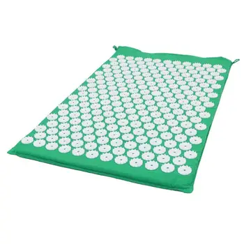 

Green Massager Cushion Acupuncture Sets Relieve Stress Back Pain Mat/Pillow Rose Spike Massage And Relaxation