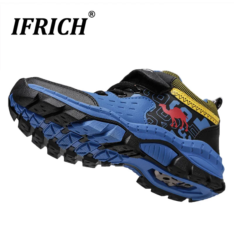 

Autumn Winter Big Kids Hiking Shoes Outdoor Sport Sneaekers for Boys Girls Anti Slip Mountain Climbing Shoes Big Kids Trainers