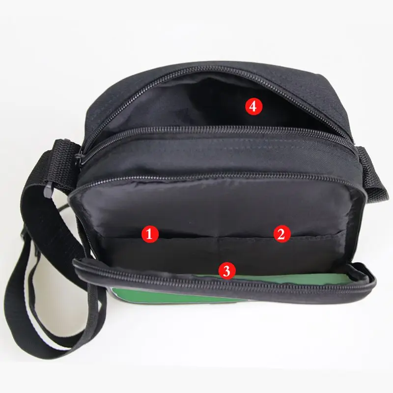 Sac Messenger Anime Attack On Titan - Toile Avec Rabat Cuir - Ailes De La Liberté