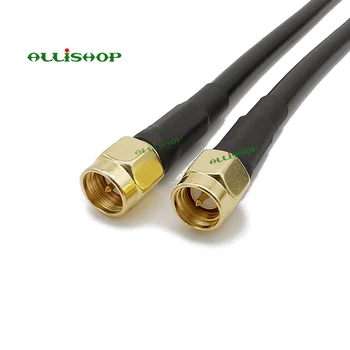 

pigtails RG58 SMA male to SMA male WIFI Jumper cable 50 ohm plug RF connector for experiment Antenna rf coaxial 1-30 Meters
