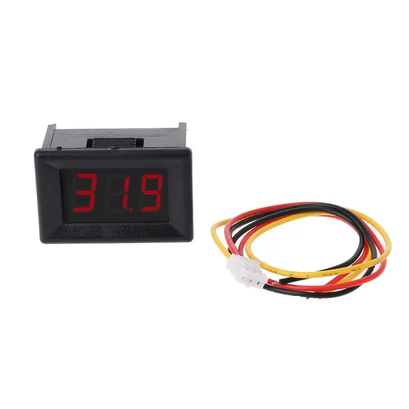 

DC 0-100V 0.36\" 3-digital Voltmeter LED Panel Voltage Meter For Car Motorcycle Q39F