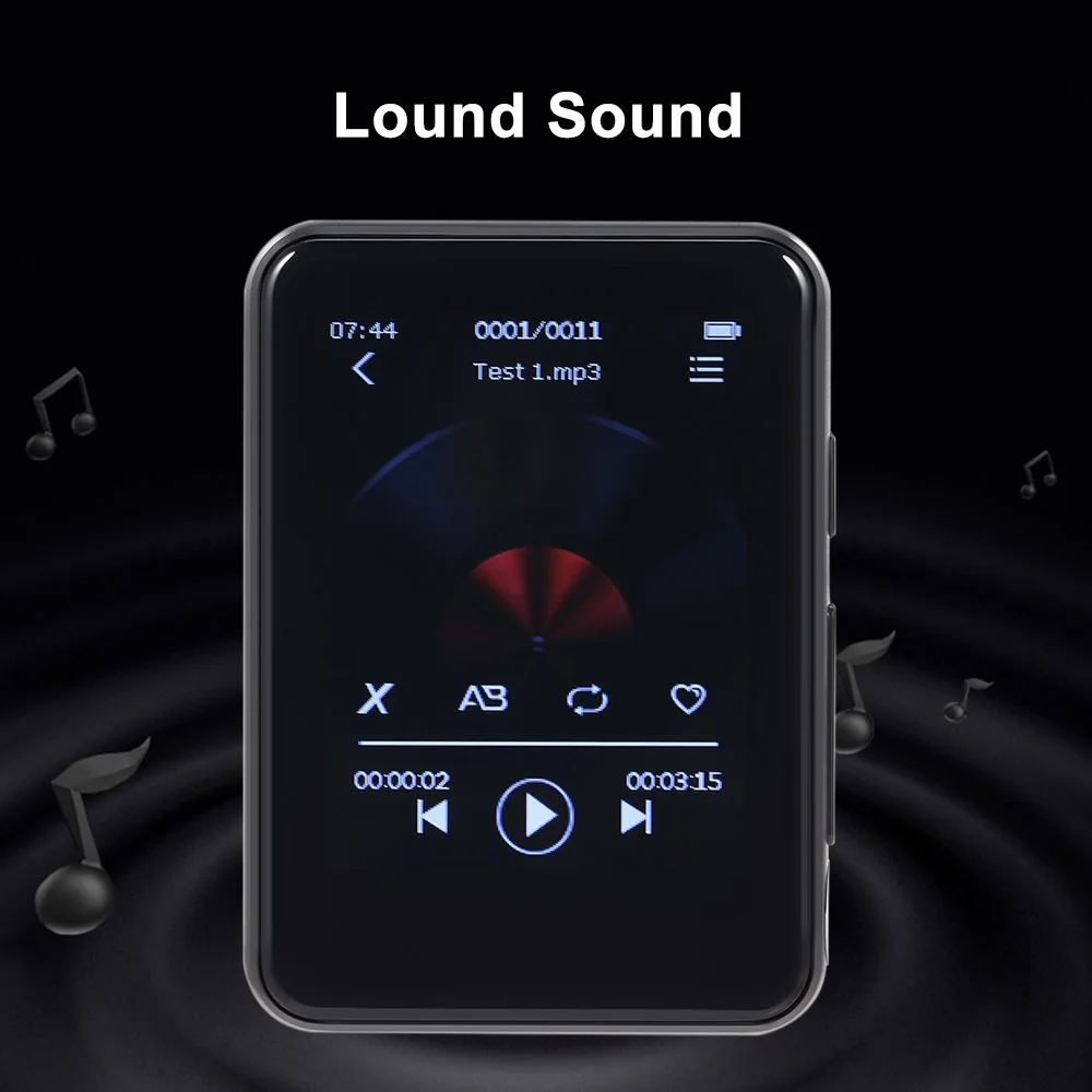 Сенсорный экран Bluetooth MP3 плеер 8 Гб 16 Гб музыкальный плеер с fm-радио видео плеер проигрыватель электронных книг MP3 с динамиком