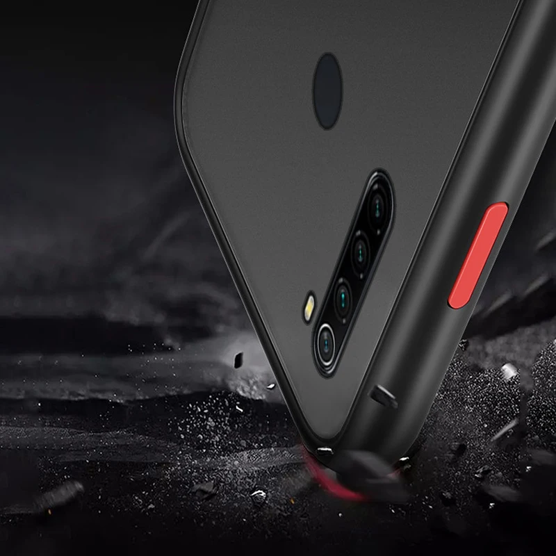 Прозрачный матовый чехол с рамкой для xiaomi redmi note 8 pro 8t 8a 7a 7 k30 силиконовый xiomi mi 10 9