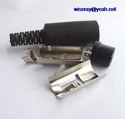 DHL/EMS 200 шт. 3 PIN DIN гнездо DIN разъем Кабели паяный разъем Железный DIY-A8