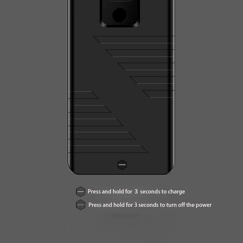 Ceny Standby powerbank dla Huawei mate 20X z klipsem z tyłu obudowa baterii 6800mAh zewnętrzny mobilny powerbank dla Huawei mate20X