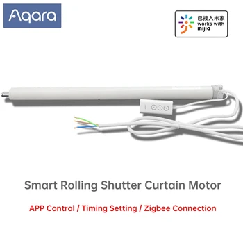 

AQara Smart Rolling Shutter Curtain Motor Zigbee Connection Timing Setting Work with Mijia APP Remote Control for Smart Home