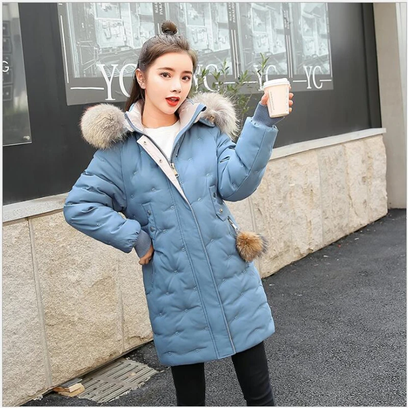 

5XL Plus Size Women Parkas Winter Coats Faux Fur Hooded Outerwear Casual Solid Long winter jacket women 6 Colors Z146