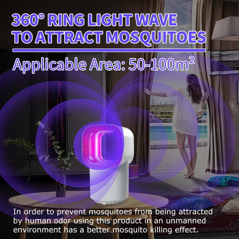 

LED Mosquito Lamp USB Insect Light Trap UV Electric Fly Zapper LED Lamp 5V Anti Mosquito Killer Light Photocatalyst For Indoor