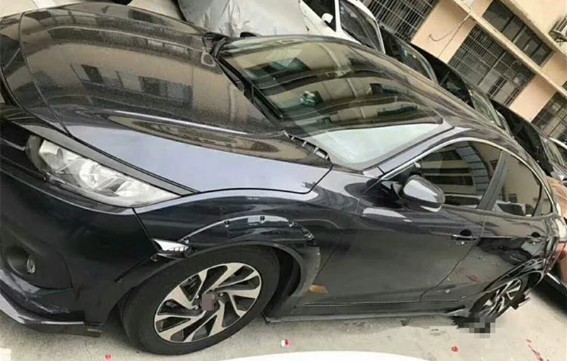 10 шт. для Honda Civic- колесо для бровей крыло заклепки Стиль внедорожный чехол для колеса аксессуары для стайлинга автомобиля