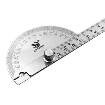 

Protractor Angle Gauge Stainless Steel 180 Semicircle Degree