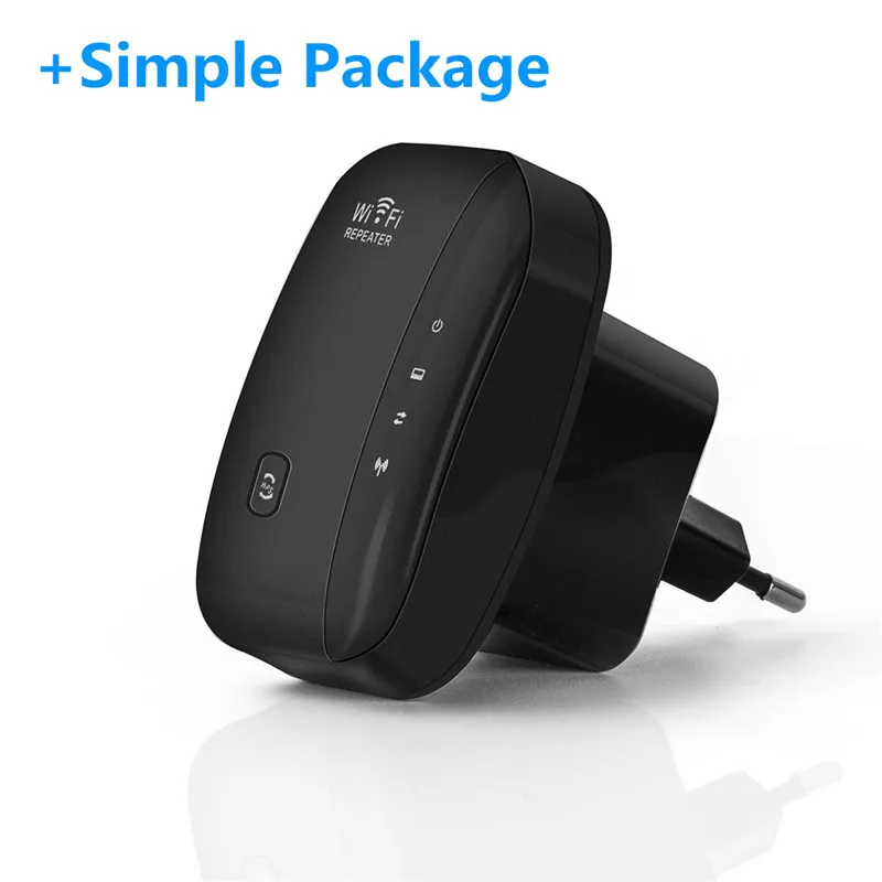 Simple box-black Беспроводной Wi-fi ретранслятор 300 Мбит/с WiFi усилитель сигнала Repetidor Wi fi усилитель сигнала 802.11N Wlan ретранслятор ультрабуст 2,4G Wifi удлинитель - Цвет: Simple box-black