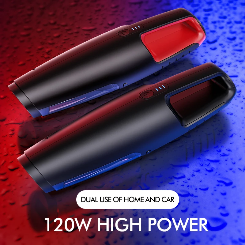 

5000pa Strong Power Car Vacuum Cleaner 12 Volt 120W Cyclonic Wet wireless aspiradora Dual use of home and car staubsauger