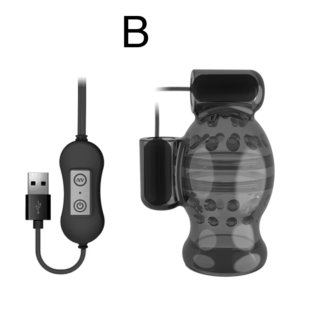 Penis Vibrator Sex Toys for Men 20 Speed Penis Trainer Ring Glans Vibrator Toys for Adult Delay Ejaculation Male Dick Masturbate