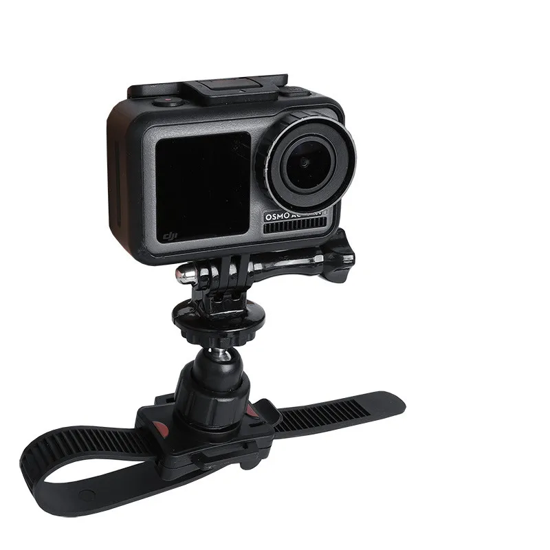 Крепление на руль велосипеда на 360 градусов с застежкой-молнией для Gopro Hero 8 7 6 SJCAM Yi 4K H9 DJI Osmo аксессуары для экшн-камеры