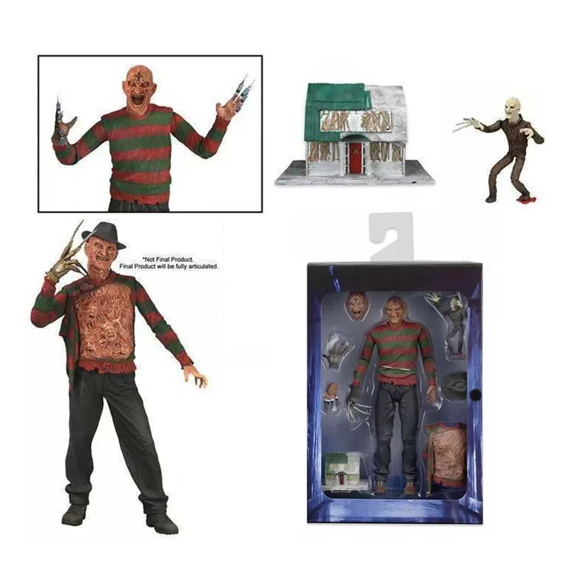 NECA фигурка героя игрушка Джейсон Вурхиз Фредди Крюгер Майкл Майерс кожаное Джокера Чаки фигурка Джокера для подарок на Хэллоуин