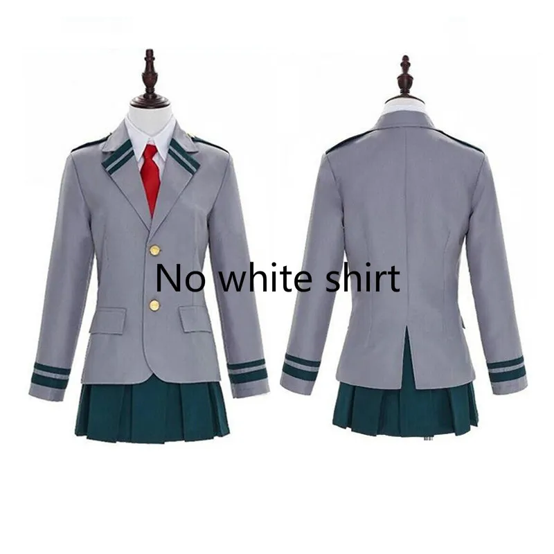 Аниме My Hero Academy Midoriya Izuku Bakugou Katsuki OCHACO URARAKA школьная форма косплей Boku No academic|Костюмы