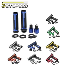 22 мм 7/8 ''мотоцикл противоскользящая ручка Заглушки для рукоятки ручки и концы руль комплект для Honda Forza300 250 125 2010