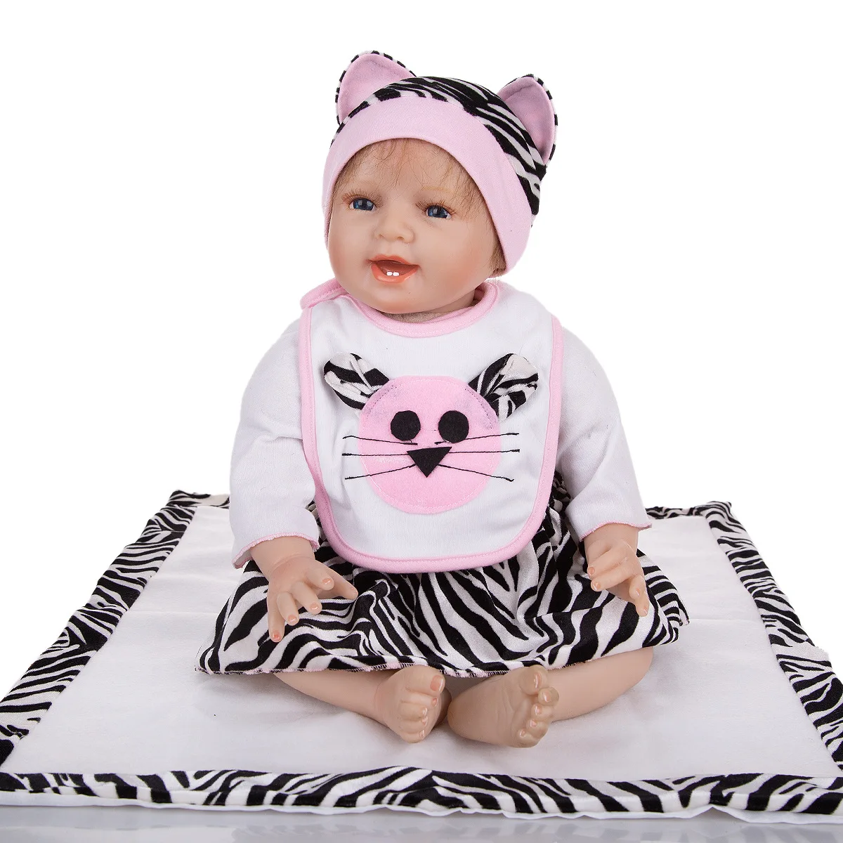 

keiumi-55cm Reborn Baby Doll Cloth Body Model Infant Reborn Baby