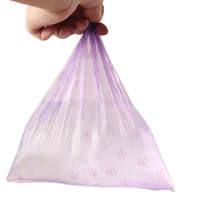 1pcs Dog Poop Bag Pooper Scooper Dog Waste Poop Bags Pick Up Dispenser Pet Supplies Plastic Garbage Bag Cleaning