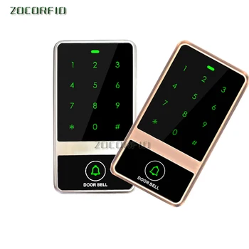 125KHZ Rfid Door Access Control System Metal Keypad Proximity Card Standalone Access Control support Wg26 reader zk scr100 rfid card capacity tcp ip scr100 door access control rfid access control system