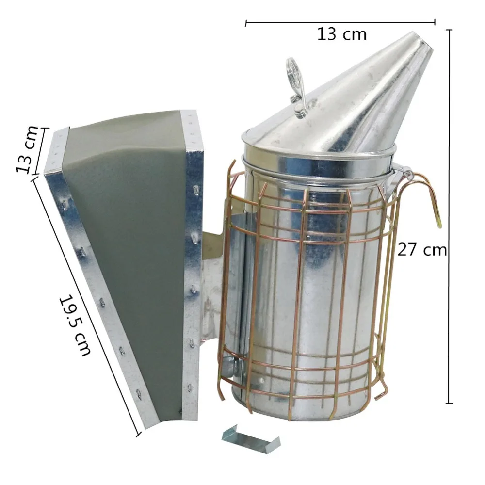 apicultura fumante equipamento de aço inoxidável colmeia caixa ferramenta suprimentos para abelha colmeia manual fabricante fumaça dedicado abelha fumada pc